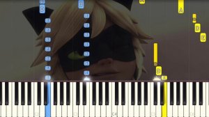 Miraculous - Cat Noir Transformation - EASY to EXPERT Piano tutorial
