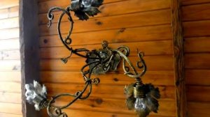 настенный светильник кованый