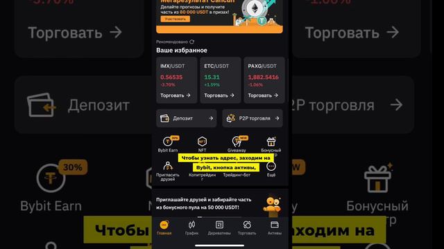 Как перевести деньги с Binance на другую биржу (на примере Binance - ByBit)