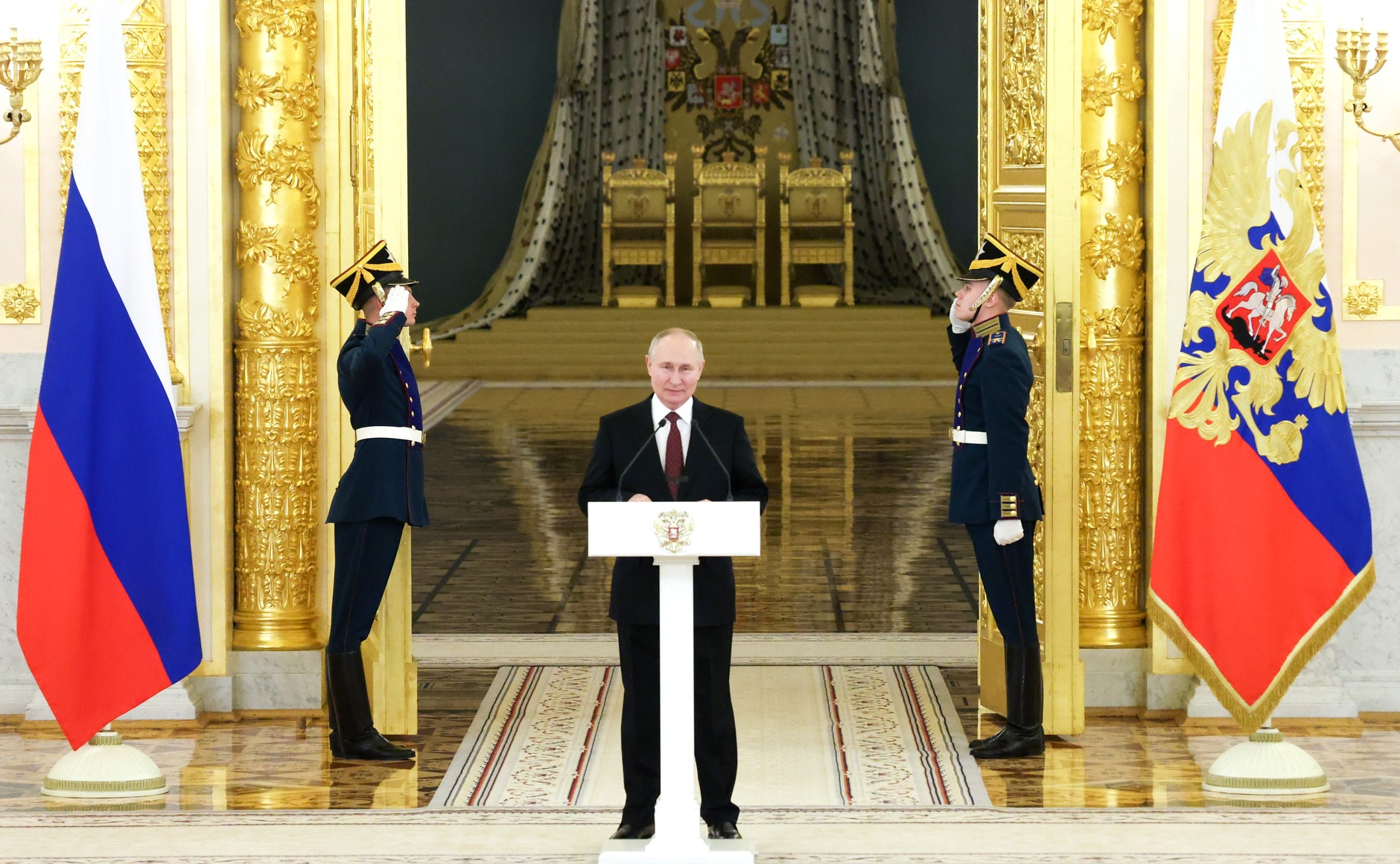 Владимир Путин принял верительные грамоты у 21 вновь прибывшего посла иностранных государств