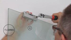 HERKULES GLASS: монтаж системы для стеклянных раздвижных дверей