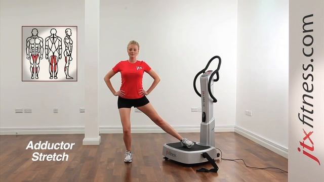 Vibration Plate Exercises - How To Do An Adductor Stretch On A Vibration Plate смотреть онлайн