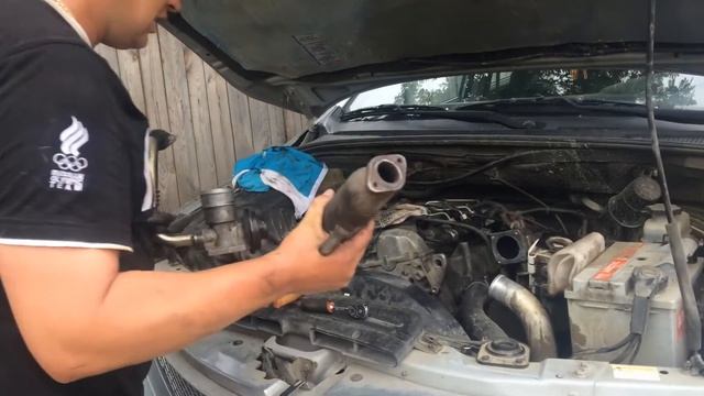 Чистка EGR SsangYong Actyon Sports смотреть онлайн