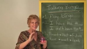 Talking BINGO game, ESL beginners - English Language Games