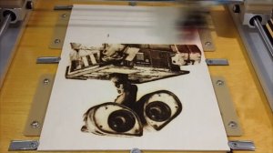 Выжигание горячим воздухом Wall-e