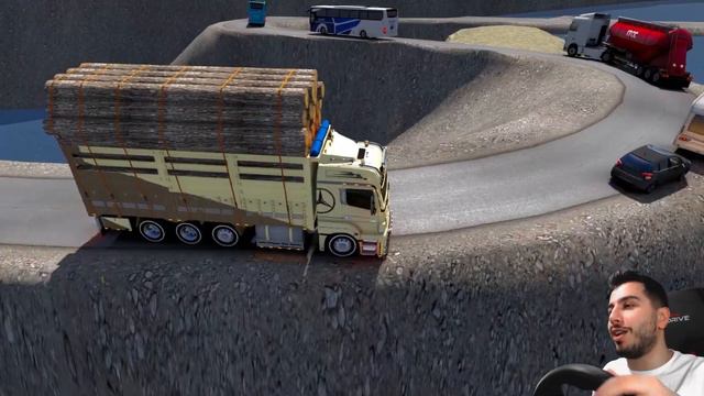 FAÇA MERCEDES AXOR 3240 KIRKAYAK ! MEGA YÜK İLE VİRAJLI YOLLAR !!! ETS 2 MERCEDES AXOR MOD смотреть онлайн