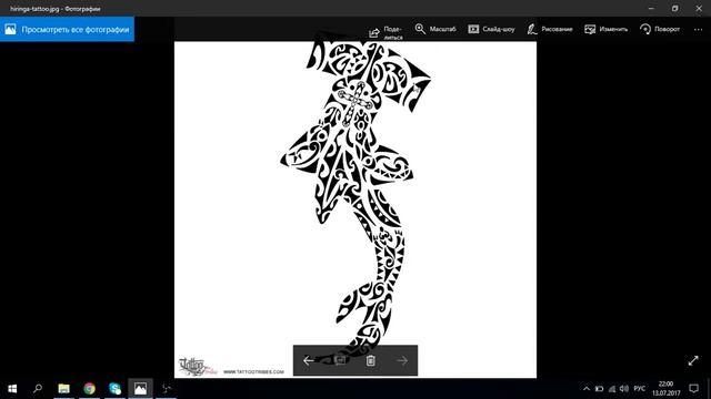 Эскиз #27 | Эскизы полинезийской татуировки смотреть онлайн