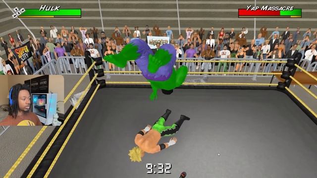 1000 OVERALL HULK SMASHES WRESTLING EMPIRE! смотреть онлайн