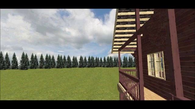 Дом из бруса 10х10 со вторым светом, проект "Депардье". смотреть онлайн