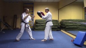 УРОКИ Каратэ Киокушинкай - Удар "Учи Хайсоку Гери" урок № 8 (Uchi Haisoku Gerie)