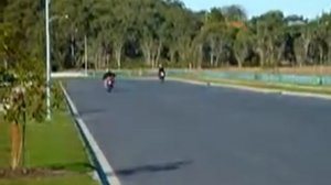 Honda CBR-600 & SUZUKI GSX-R 750 Playing on Closed Road