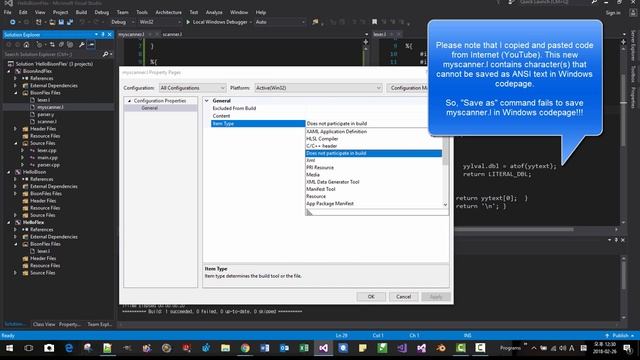 error MSB6006: "cmd.exe" exited with code 1 смотреть онлайн