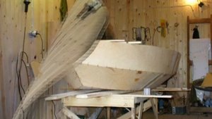 Постройка самодельной лодки.