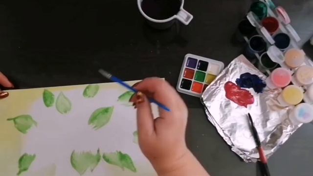 Букет сирени с помощью ватных палочек смотреть онлайн