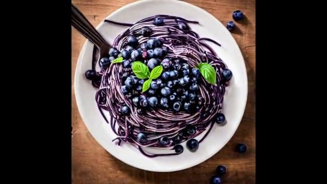 Stable diffusion dreams of "blueberry spaghetti" for one night смотреть онлайн