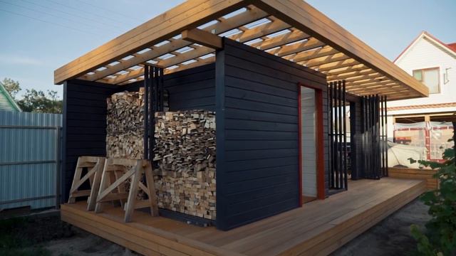 Современная беседка в Павловском Посаде от Garden Cube смотреть онлайн