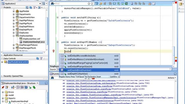How to accessing View Criteria programmatically in ADF смотреть онлайн