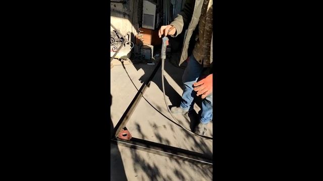 Распашные ворота для гаража-1ЧАСТЬ