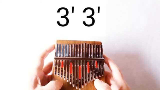 Ballade Pour Adeline - Richard Clayderman (Easy Tabs/Tutorial/Play-Along)【Kalimba Cover】
