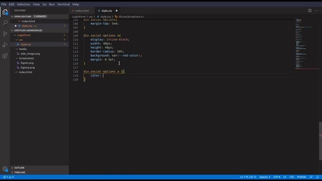Login Form Using HTML CSS & JavaScript (2020) | Desktop Only