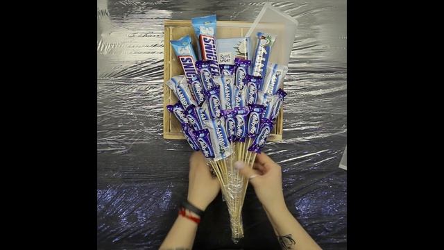Бесплатный МАСТЕР - КЛАСС букет Milky Way