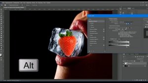 ? Клубника во льду. Применение Blend If в Фотошопе | Blending Options | Photoshop TV