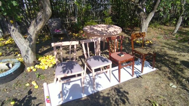 Реставрация дачной мебели?Преображение стульев?Дачный DIY?