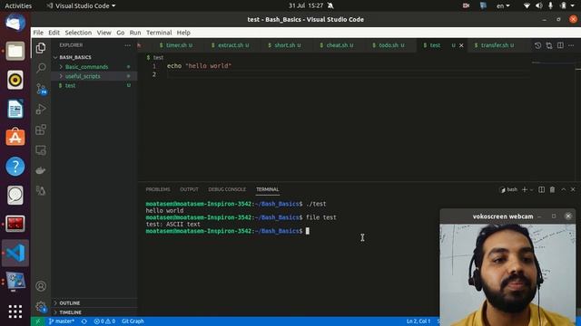 Bash Script hello world #2 смотреть онлайн