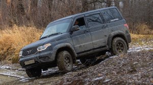 Уаз Патриот спасает Nissan Patrol