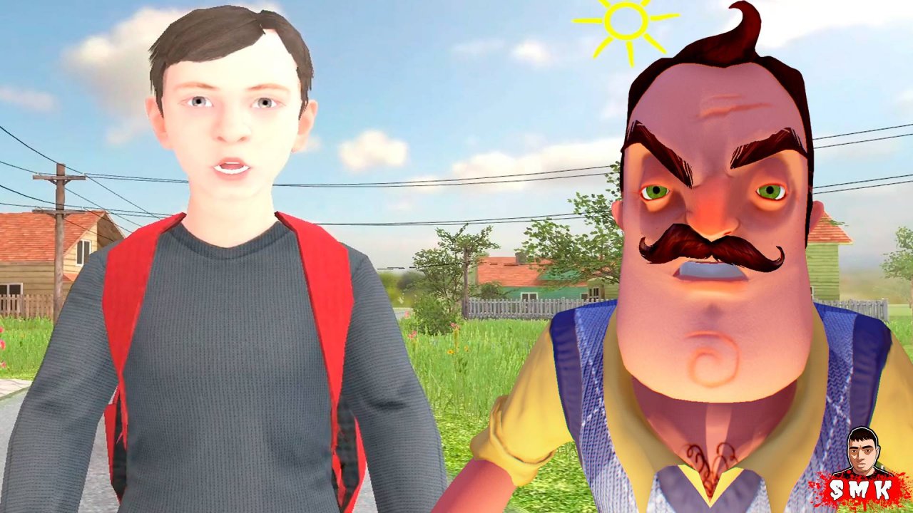 ШОУ ПРИВЕТ СОСЕД!ШКОЛЬНИК ПРОТИВ ВАСИЛИЧА!ИГРА SCHOOLBOY RUNAWAY В HELLO NEIGHBOR ПРОХОЖДЕНИЕ КАРТЫ!