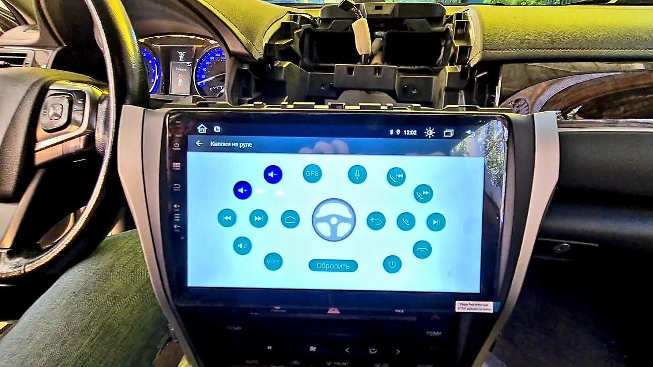 УСТАНОВКА ТОПОВОЙ АНДРОЙД  МАГНИТОЛЫ  TOYOTA CAMRY 55 2020  на Android, сравни с LADA VESTA.