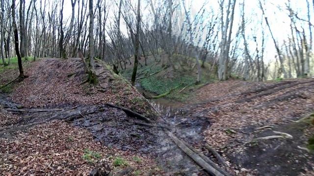 Травертиновый водопад в Русском лесу (Ставрополь)