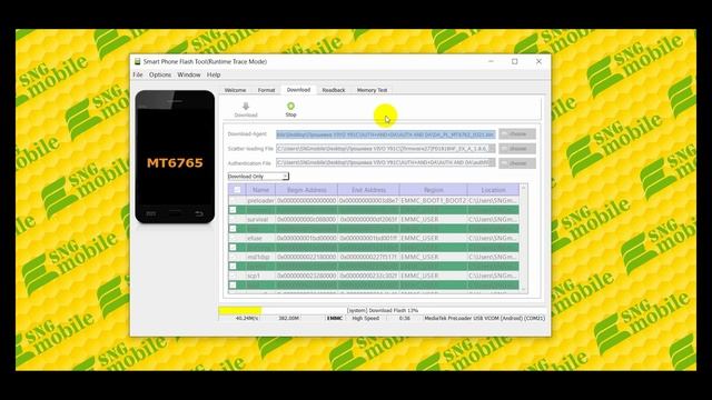 Прошивка разблокировка VIVO Y91C. Firmware unlock