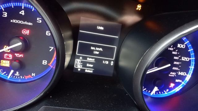 Как перевести мили в километры на Subaru Legacy. смотреть онлайн