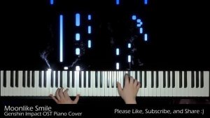 「Moonlike Smile」【Genshin Impact OST】 Piano Tutorial