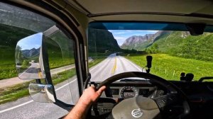 Beautiful Norway ? Coming back from Bergen POV Truck Driving Norway 4K60 Volvo FH540