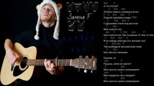 Пошлая Молли - Супермаркет (БЕЗ БАРРЭ) на гитаре, аккорды, разбор, cover