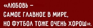 А вы любите футбол?