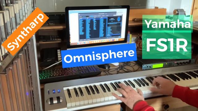 Live Ambient Soundpads - Yamaha FS1R, Omnisphere, Syntharp смотреть онлайн