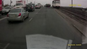 Как надо ездить на ГАЗели по пробкам.