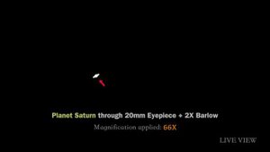 Saturn through Celestron Astromaster 130eq telescope 🔭