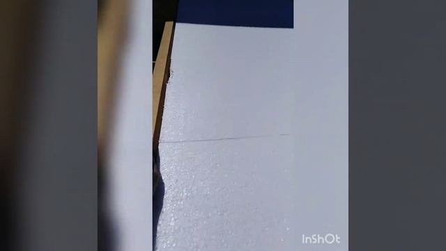 утепление крыши пенопластом.