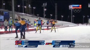 Мужская эстафета на Олимпиаде в Сочи 2014