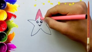 How TO DRAW A Starfish | Как НАРИСОВАТЬ МОРСКУЮ ЗВЕЗДУ