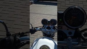 Хонда сб400,запуск на холодную и работа двигателя.