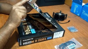 GIGABYTE H610M H DDR4 for intel Core i5 12400 12th Gen CPU