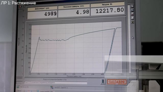 Лабораторная работа №1 Растяжение образца из низкоуглеродистой стали смотреть онлайн