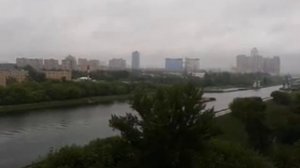 Москва.Тушино.Большая набережная.Баржа.