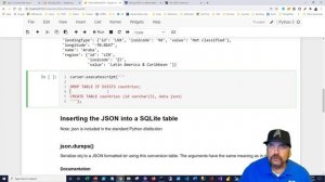 Master Using SQL with Python: Lesson 11 - Using JSON with SQLite