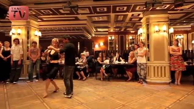 Anna Zyuzina & Gustavo Funes, Russia, Moscow, Milonga "Cherchez la femme", 28.04.2010 смотреть онлайн